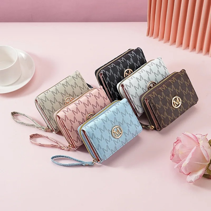 Women Accessories Bag - Portafoglio a Tre Scomparti con Motivo
