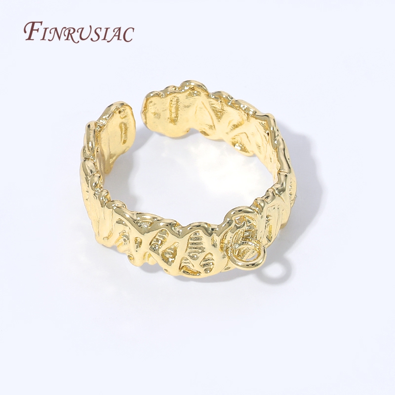Ring Set Adjustable - Base per anello regolabile aperta placcata