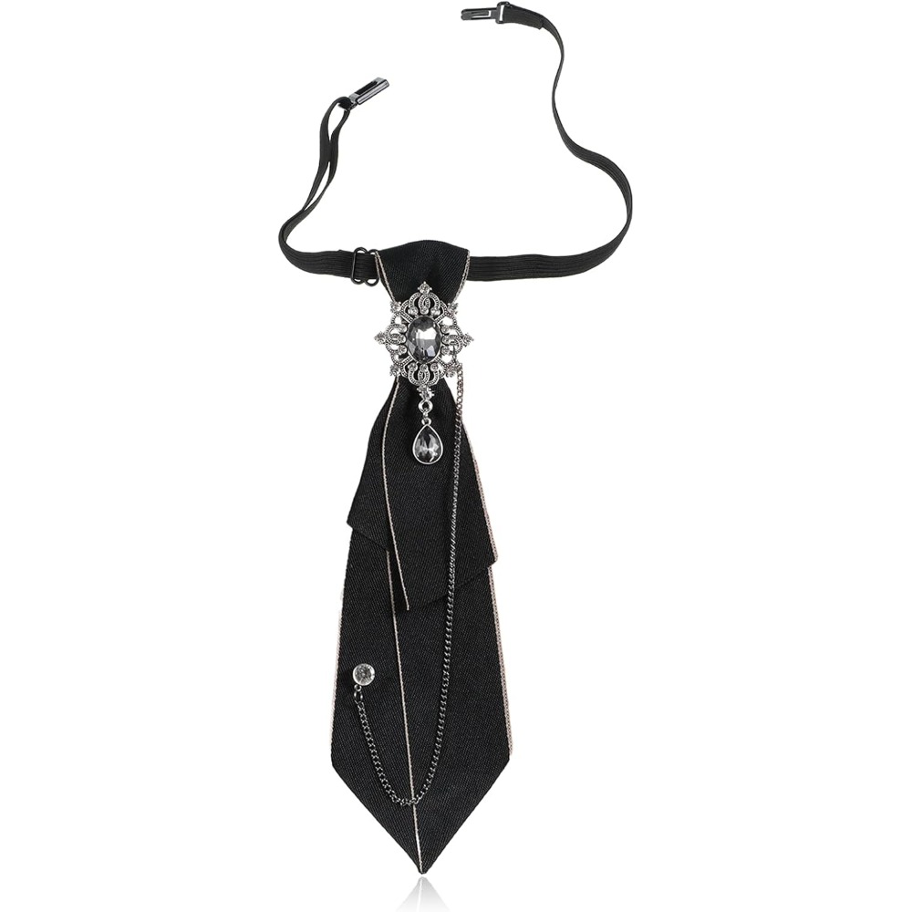 Women'S Vintage Accessories - Fiocchi con Strass: Accessorio Vintage Nero