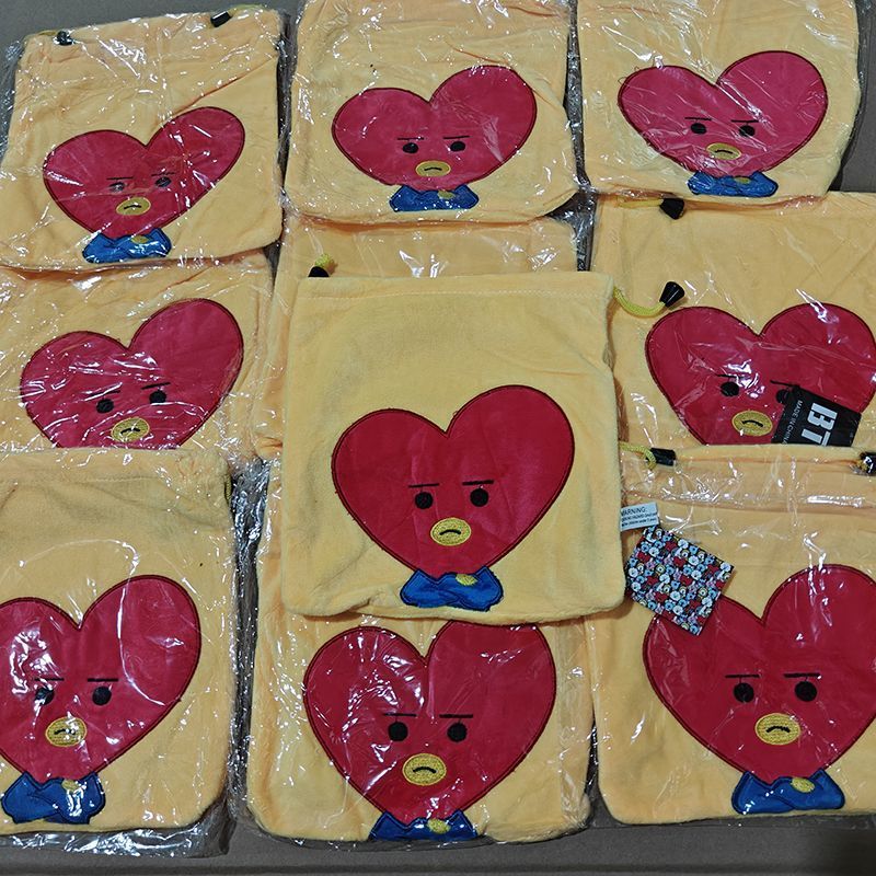 Women'S Vanity Accessories - Borsa con coulisse BT21 a forma