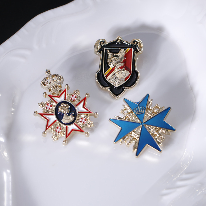 Brooch Pin Gold - Commercio all'ingrosso del nuovo popolare metallo