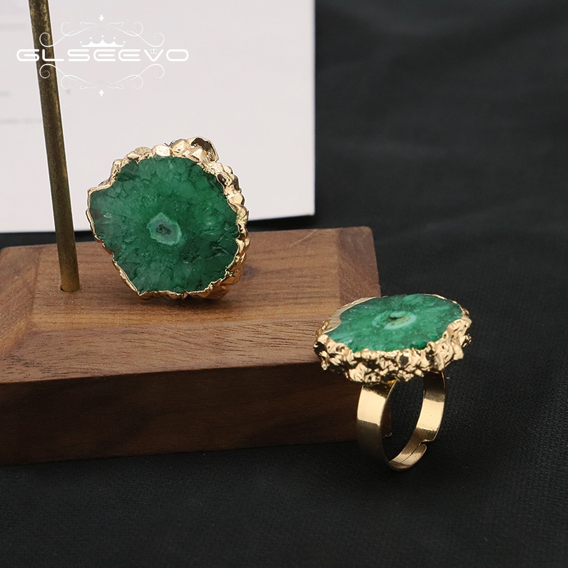 Women'S Accessories Gift Ideas - GLSEEVO anelli regolabili in pietra naturale