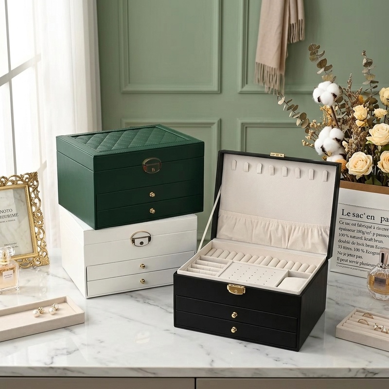 Women Accessories Drawer - Portagioie di Grande Capacità con Cassetti