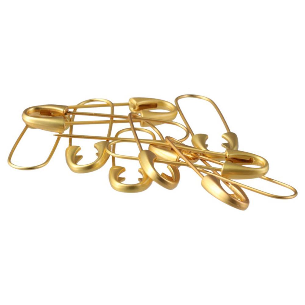 Brooch Pin Gold - 10 pezzi spille in metallo dorato