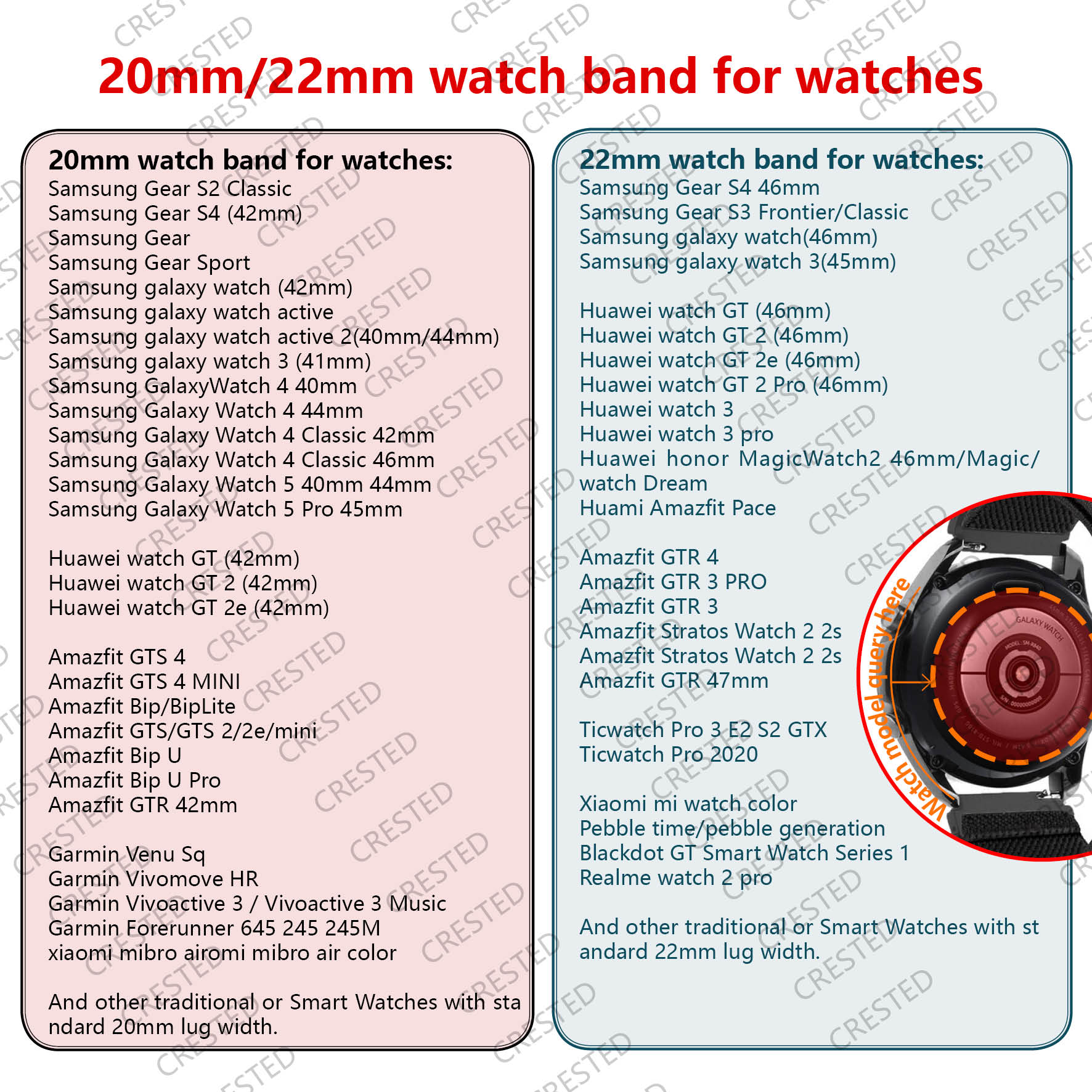 Fascia da 20mm/22mm per Amazfi - Women Accessories Website recensione e prezzo