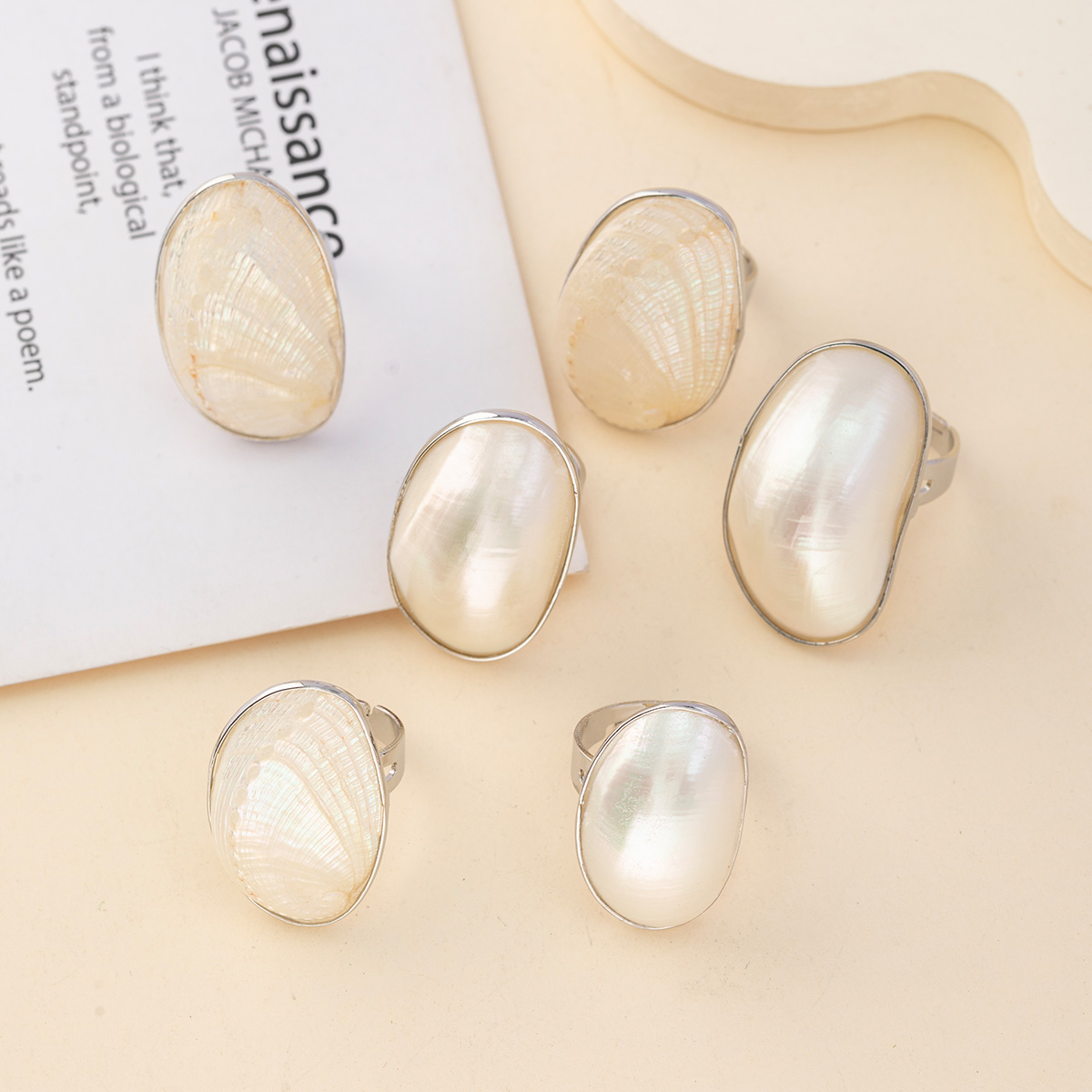 Vintage Chunky Shell Rings for - Women Accessories Outlet recensione e prezzo