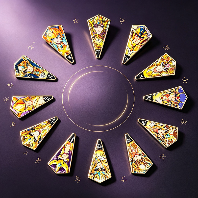 6-12 Pezzi Spille Smaltate Ani - Brooch Pin Gold recensione e prezzo