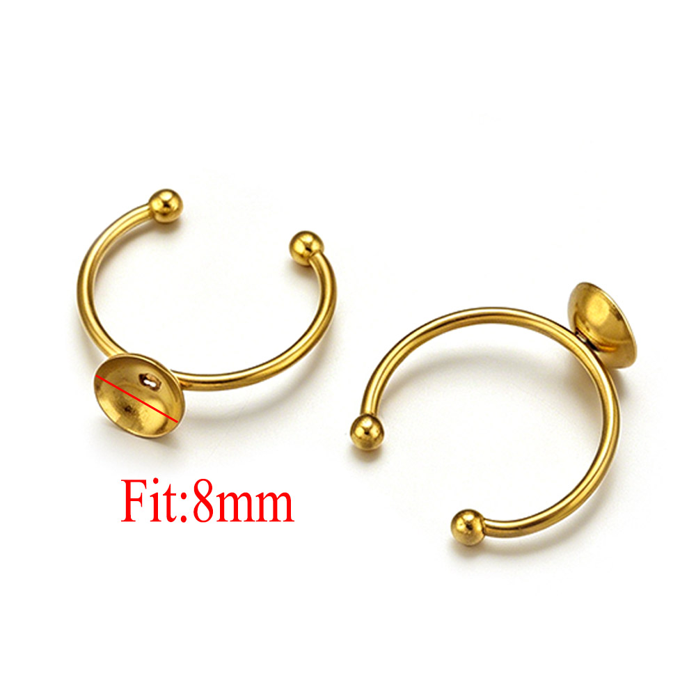 10 Pezzi Base per Cabochon Rot - Ring Set Adjustable recensione e prezzo