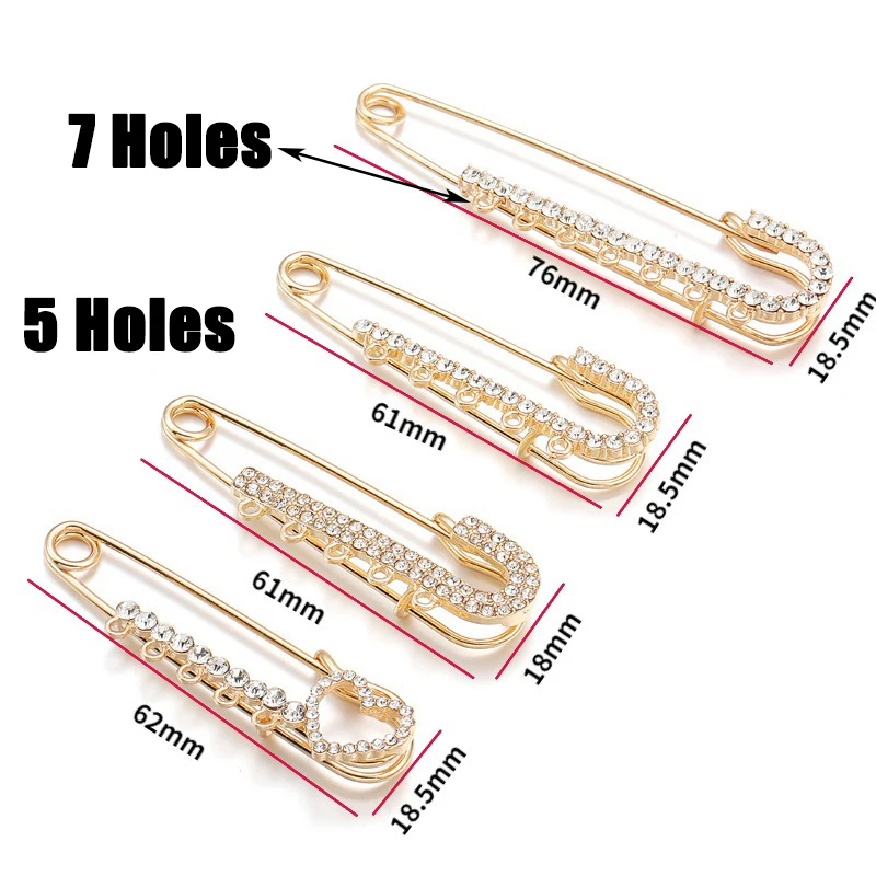 Spille Decorative in Lega con  - Brooch Pin Gold recensione e prezzo