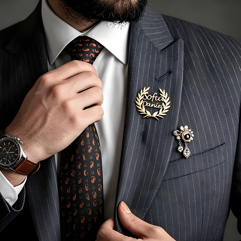 Spilla da Bavero Personalizzat - Brooch Pin Gold recensione e prezzo