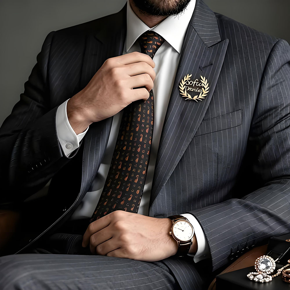 Spilla da Bavero Personalizzat - Brooch Pin Gold recensione e prezzo