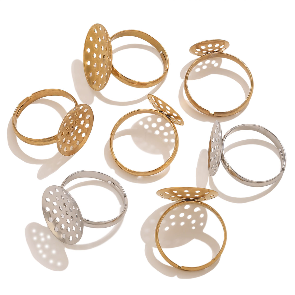 10 pz/lotto Anello In Acciaio  - Ring Set Adjustable recensione e prezzo