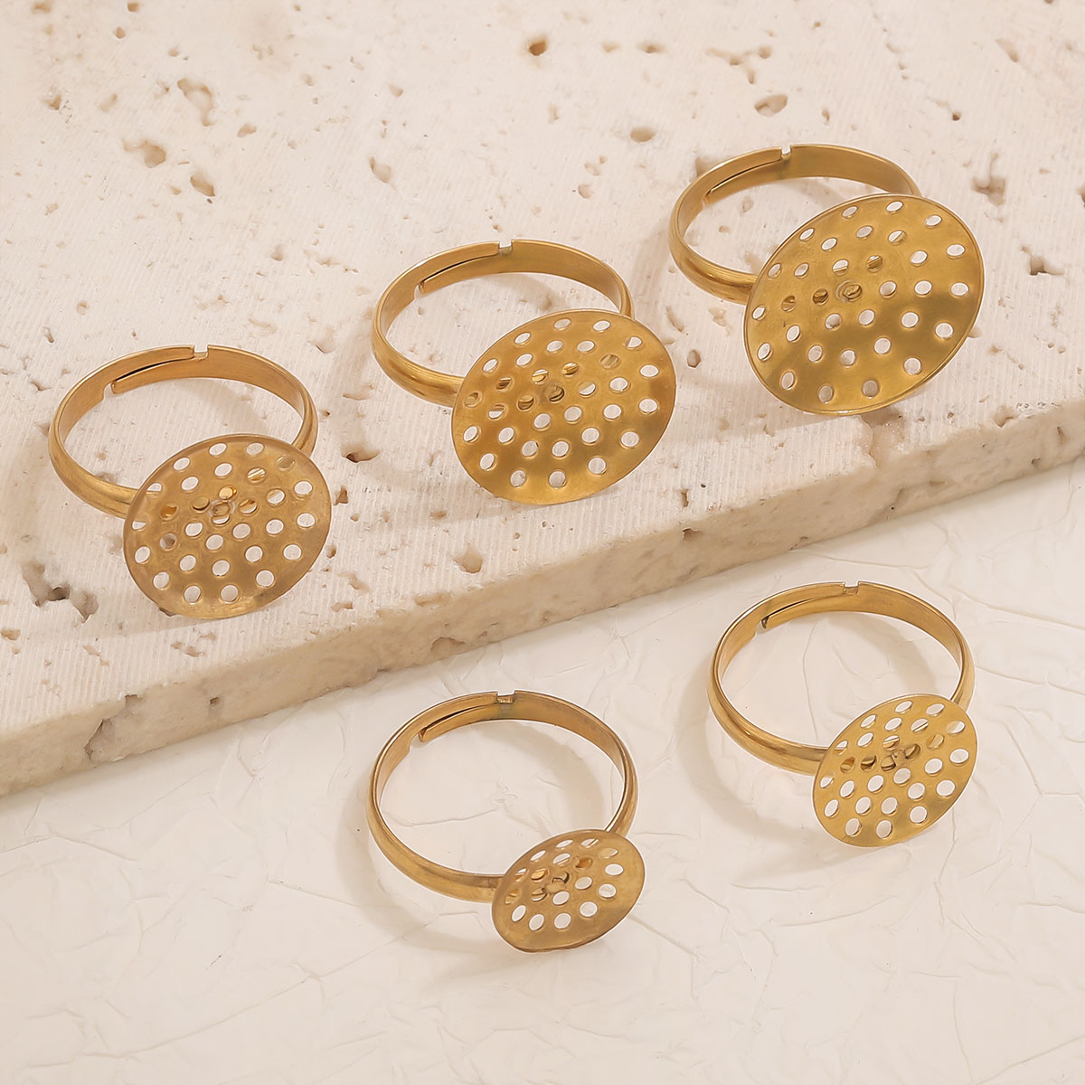 10 pz/lotto Anello In Acciaio  - Ring Set Adjustable recensione e prezzo