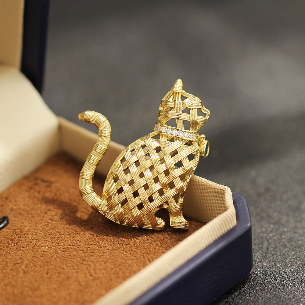 Spilla da Donna a Forma di Gat - Brooch Pin Gold recensione e prezzo