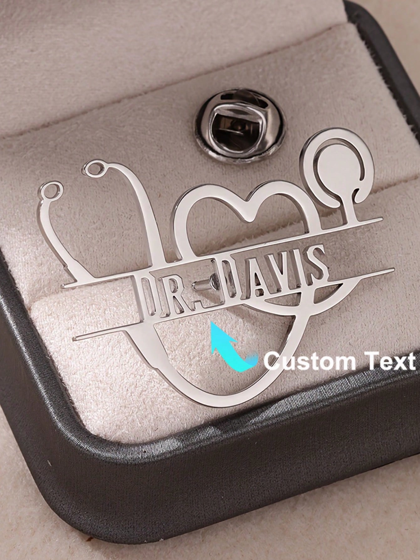 Spilla a forma di cuore con st - Brooch Pin Gold recensione e prezzo