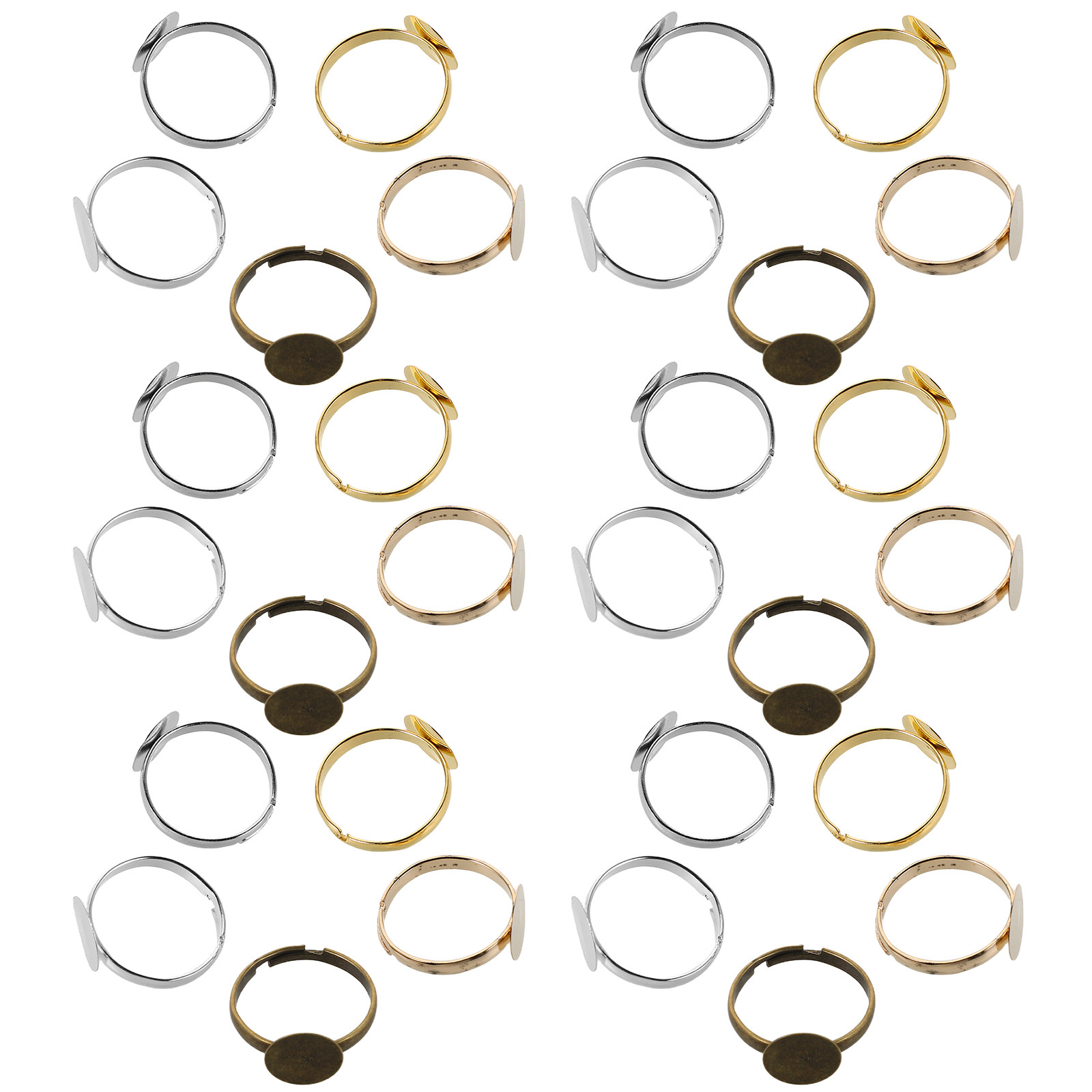 100 Pezzi Basi per Anelli con  - Ring Set Adjustable recensione e prezzo