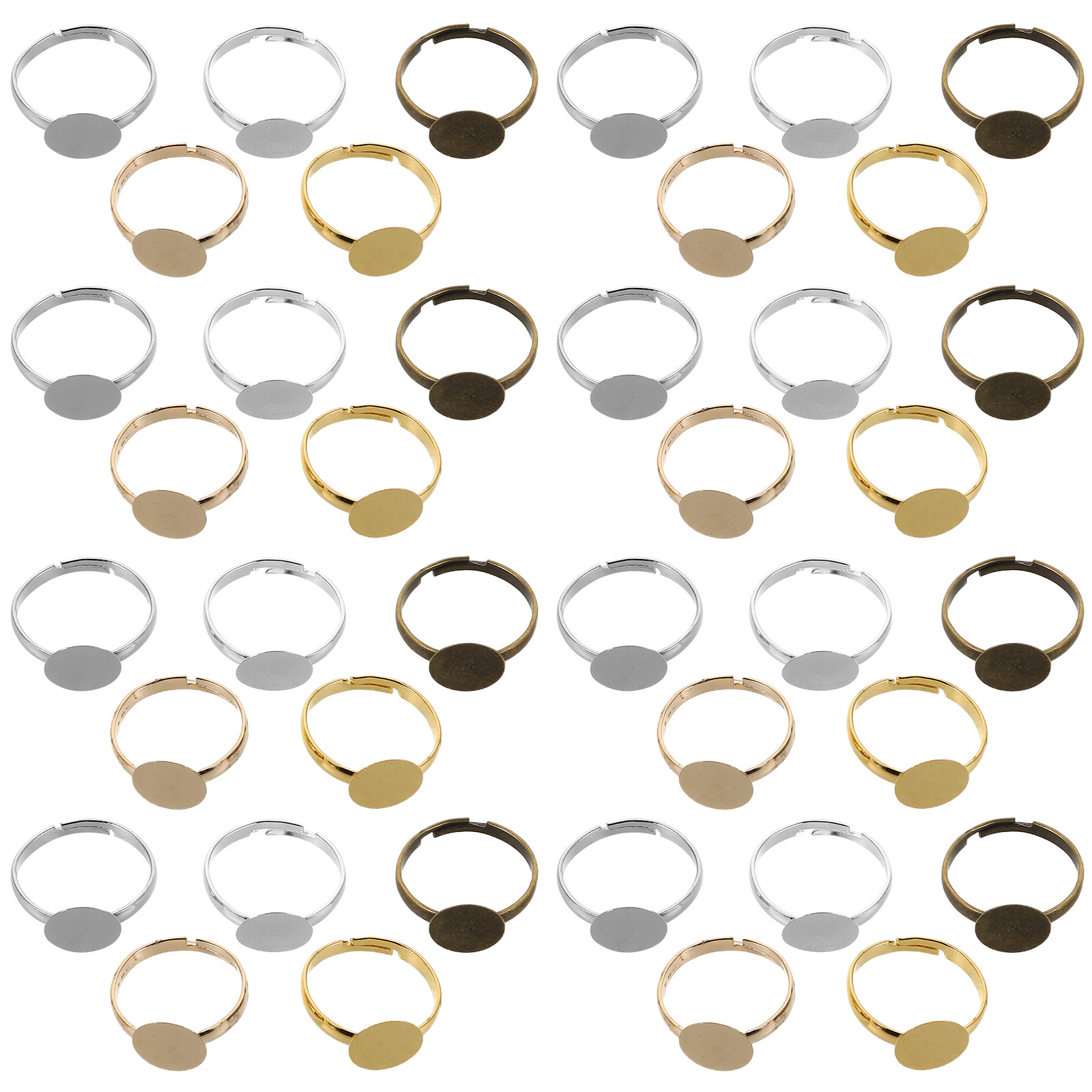 100 Pezzi Basi per Anelli con  - Ring Set Adjustable recensione e prezzo