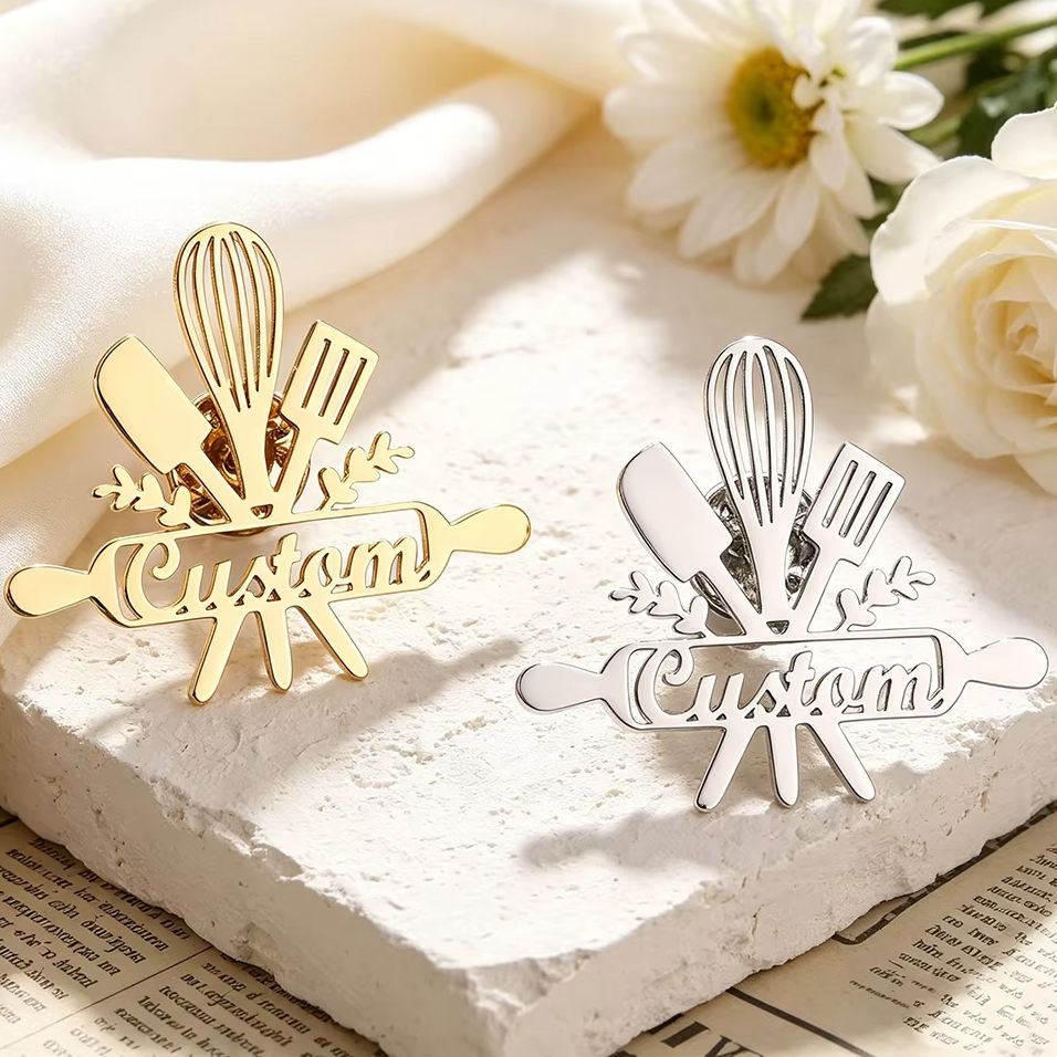 Spilla Personalizzata in Accia - Brooch Pin Gold recensione e prezzo
