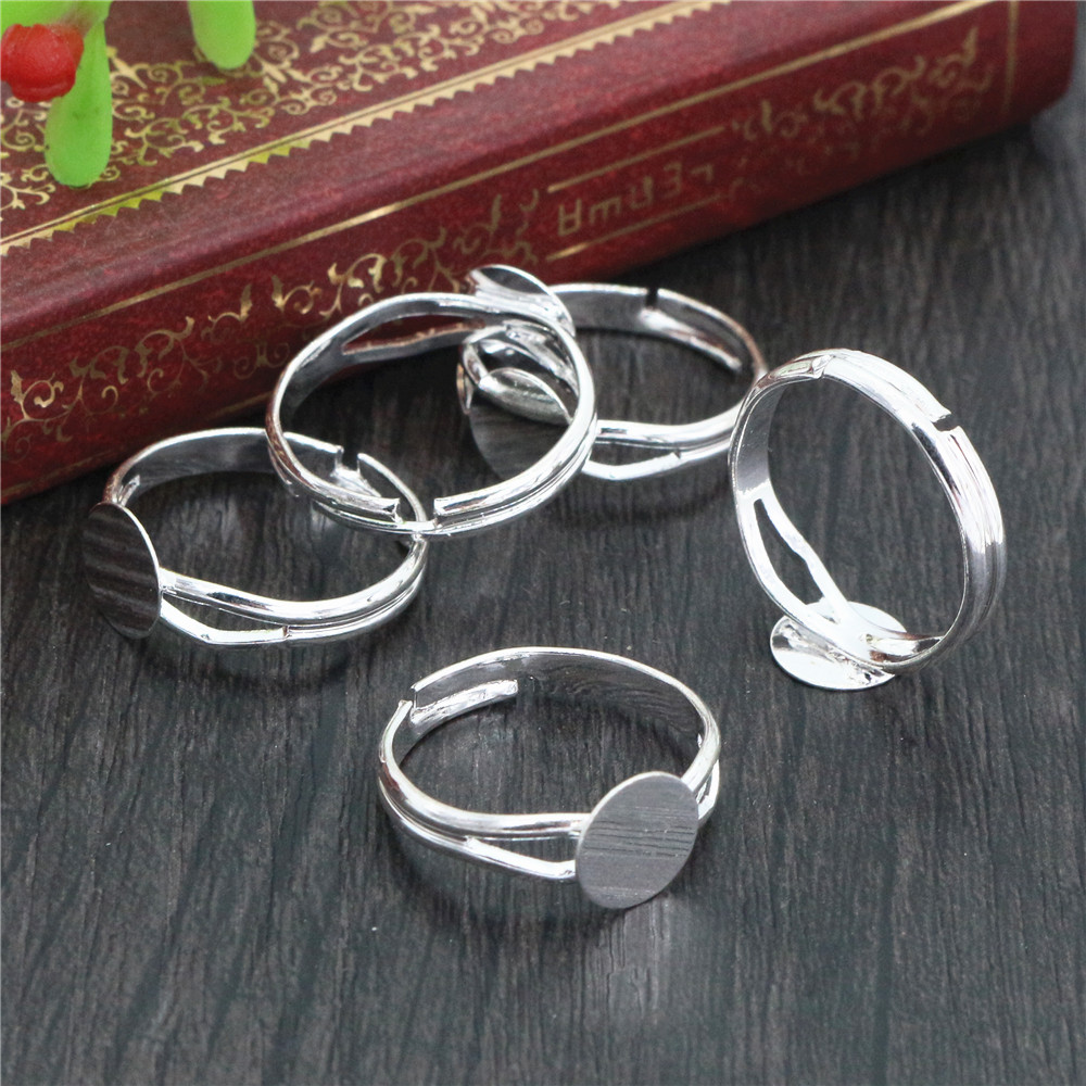 6/8/10/12mm 10 pz Argento Plac - Ring Set Adjustable recensione e prezzo