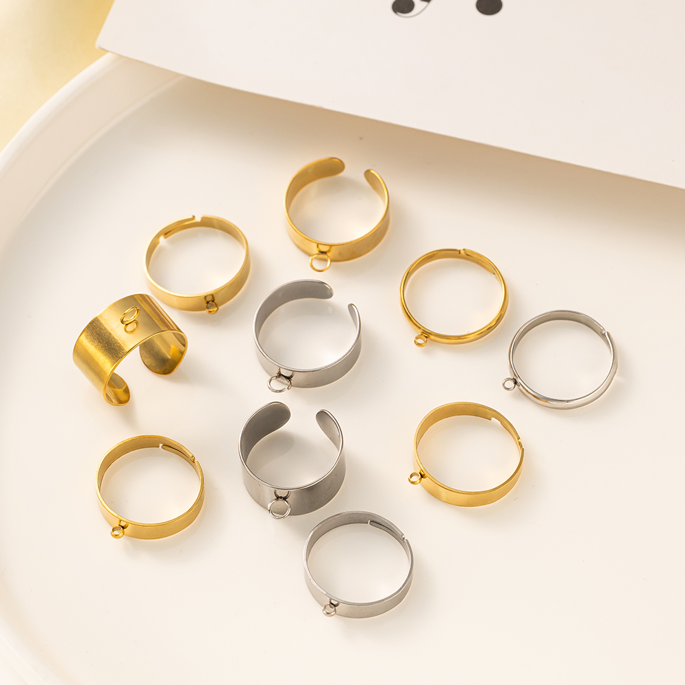5 pz/lotto Acciaio Inossidabil - Ring Set Adjustable recensione e prezzo