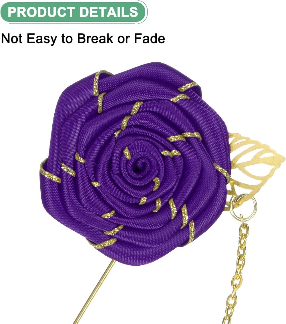 Spilla a forma di rosa in tess - Brooch Pin Gold recensione e prezzo