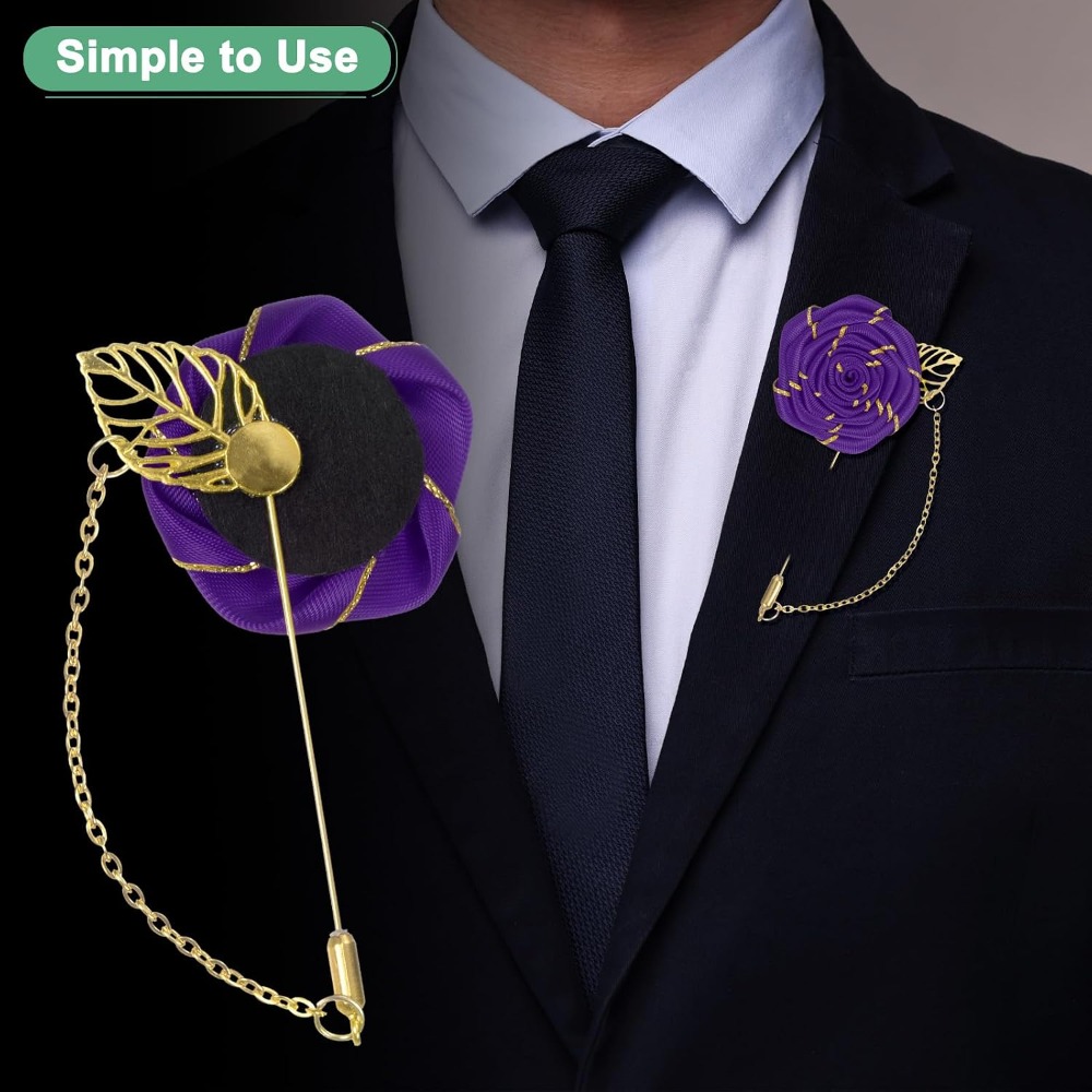 Spilla a forma di rosa in tess - Brooch Pin Gold recensione e prezzo