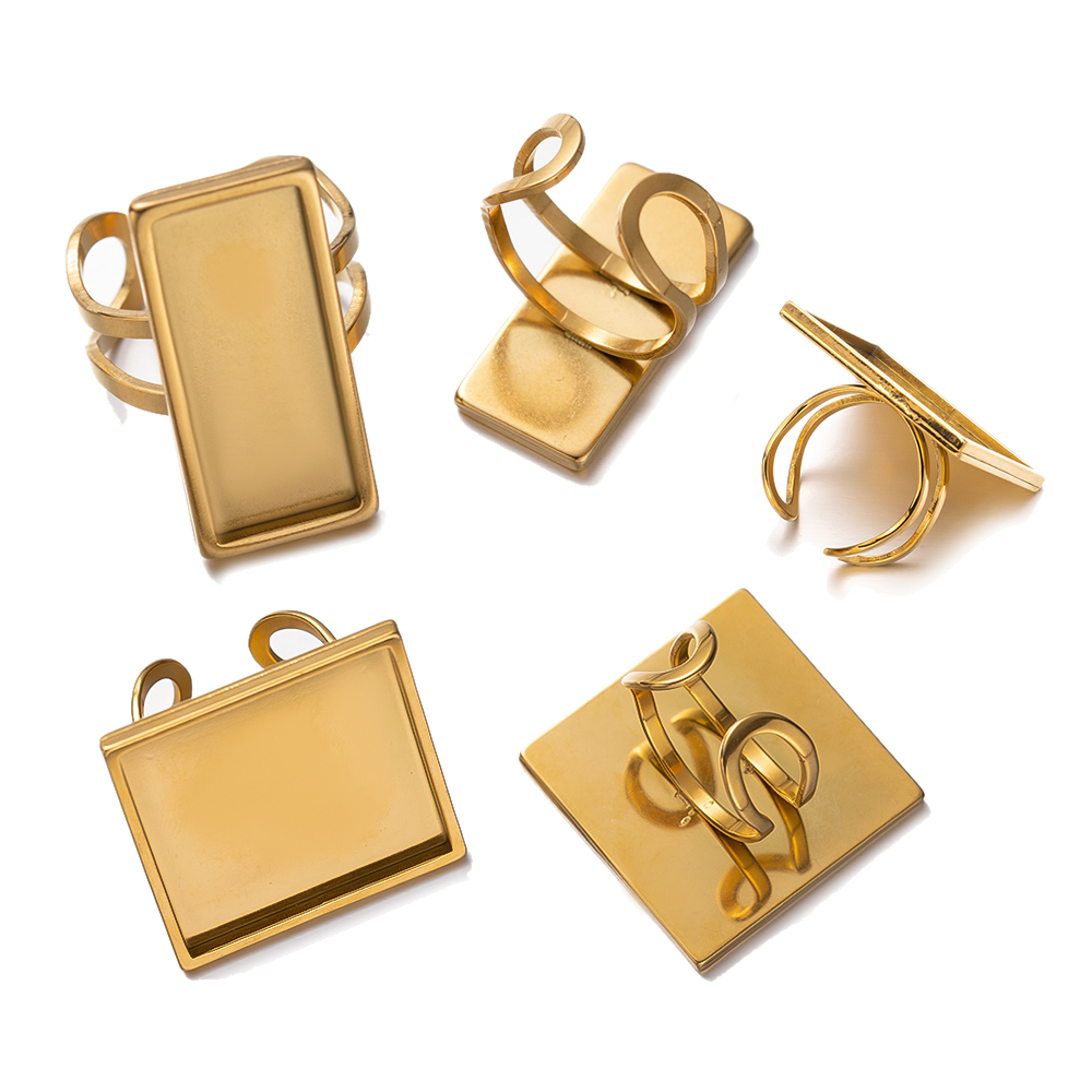 4 pezzi in acciaio inossidabil - Ring Set Adjustable recensione e prezzo